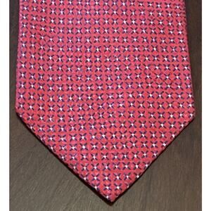 Frangi Red 100% Silk Men’s Neck Tie Made In Italy